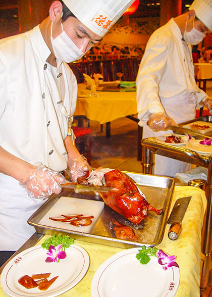 The appealing and tasteful Beijing roast duck